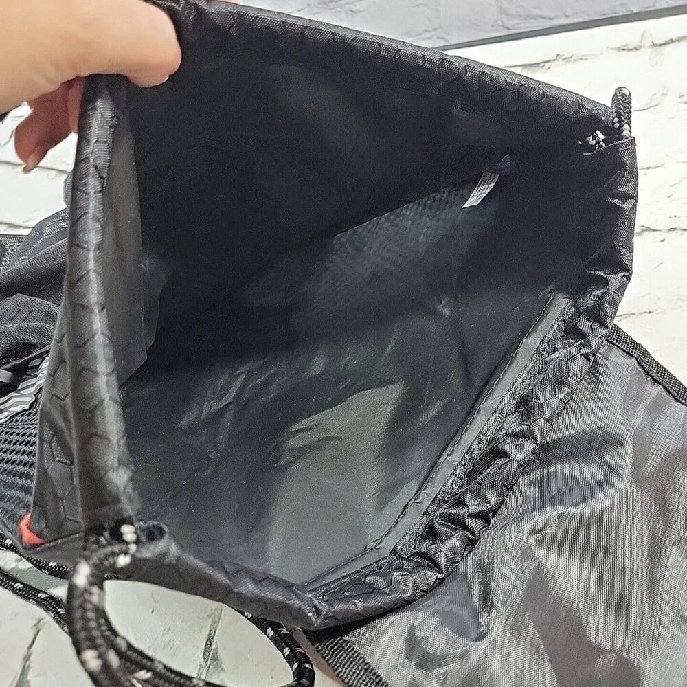 Franklin‎ Deluxe Sport Sack String Backpack Black Red